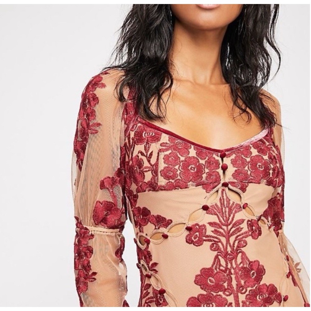 For Love and Lemons Temecula Fall Maxi XS NWOT - Picture 3 of 10